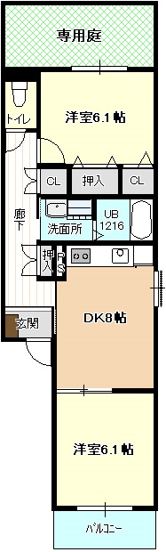 サンピア野南の間取り