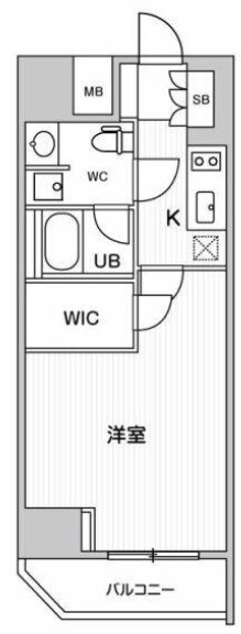 渋谷区恵比寿のマンションの間取り