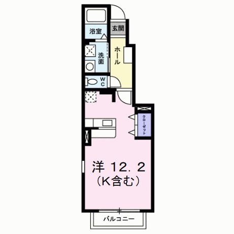 サンパティークVIの間取り