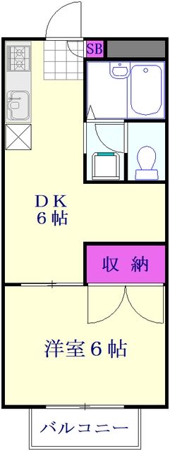 メゾンシャンテールの間取り