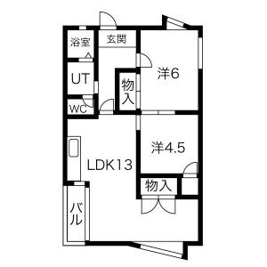 メゾンドグラースの間取り