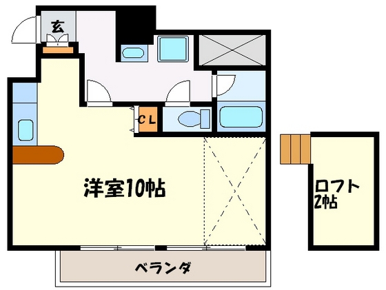 プロヴァンス東白島の間取り