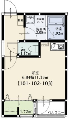 SKリデンテVIIの間取り