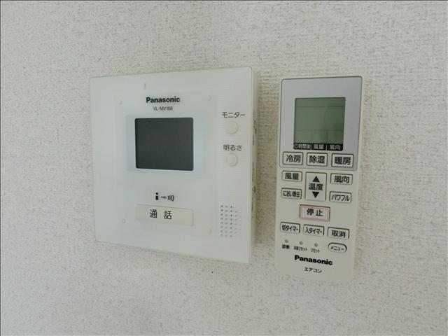 セキュリティ　ＴＶ付きモニターホン。