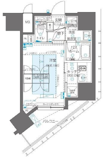 ZOOM新宿御苑前の間取り