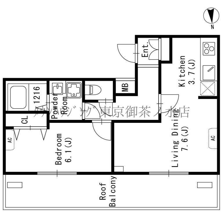 ＧＲＡＮＰＡＳＥＯ文京小日向の間取り