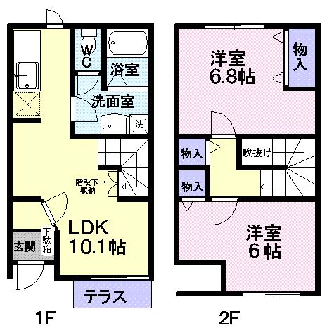 ２１（トゥエンティーワン）の間取り