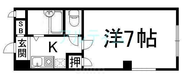 グランタック河原町五条の間取り