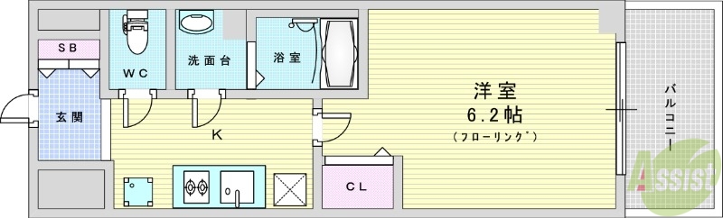 ファーストフィオーレ江坂ガーデンの間取り