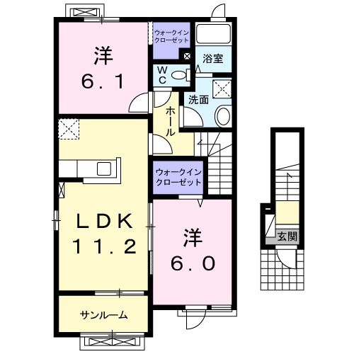 イーストホールの間取り