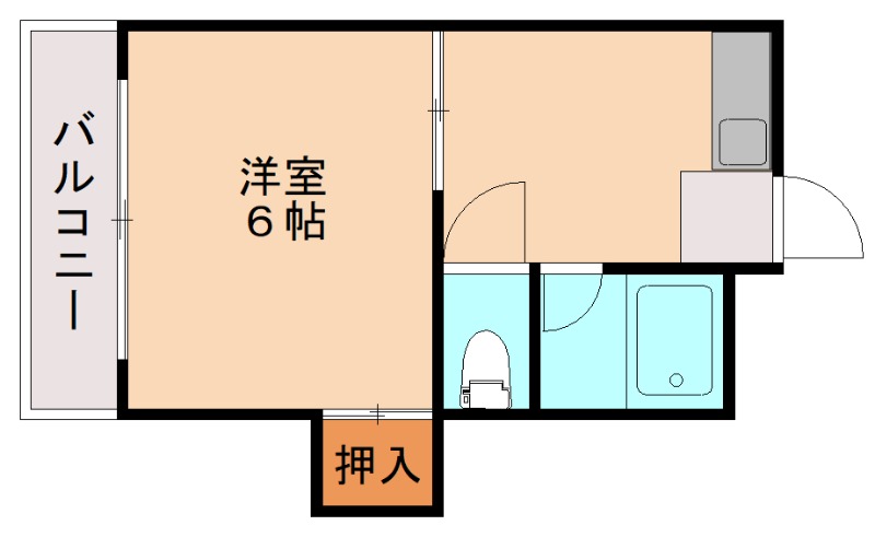 福岡市早良区原のマンションの間取り