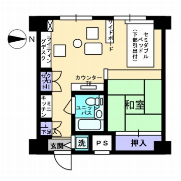 アルファコンフォート熊本の間取り