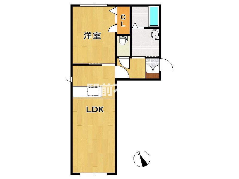 プロヌーブ柿園町Ａ棟の間取り