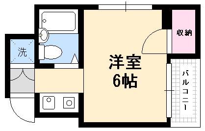 広島市西区観音町のマンションの間取り