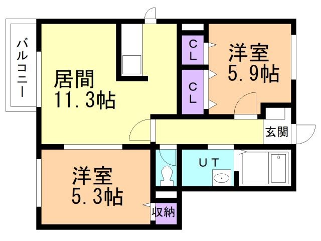 フォレストリバーの間取り