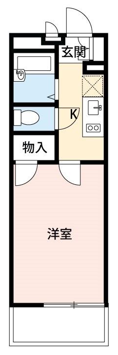 レオパレスマイムの間取り