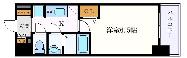 プレサンスTHE新栄の間取り