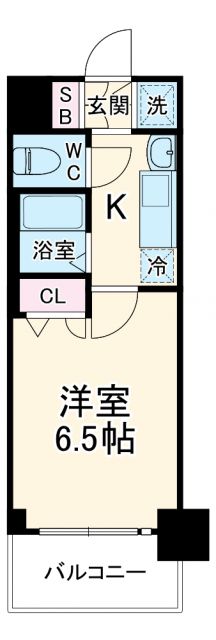 プレサンス名古屋STATIONアブソリュートの間取り