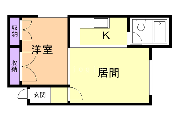 ホワイトルーム壱番館の間取り