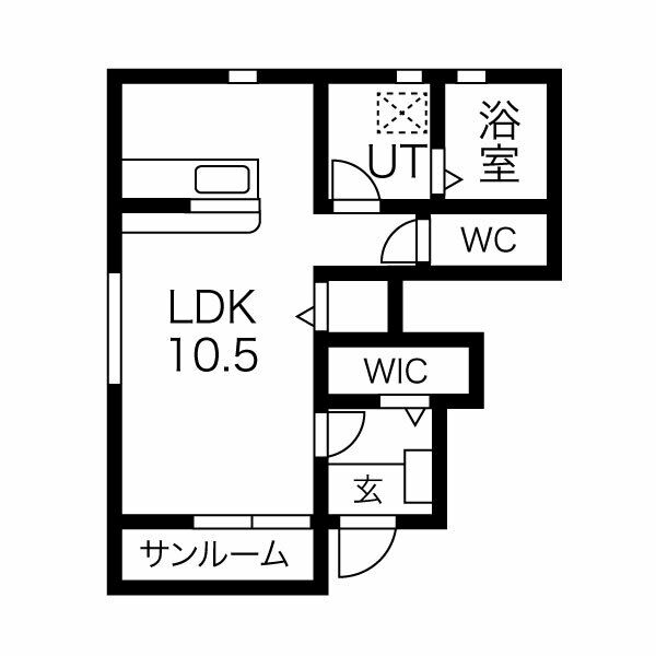 ポプラールの間取り