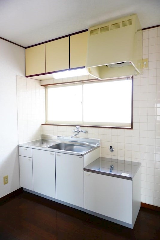 キッチン　ガスコンロ設置可でお料理らくらく