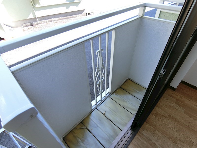 バルコニー　ベランダスペース。