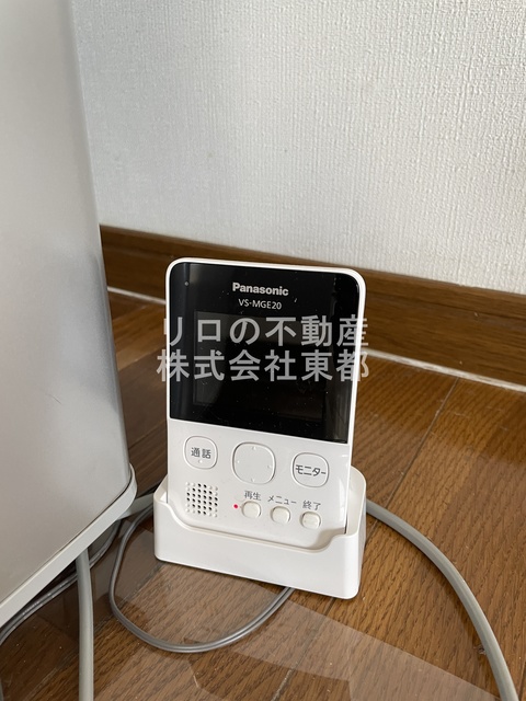 セキュリティ　ＴＶモニター付インターホンがあるので訪問者が一目でわかります