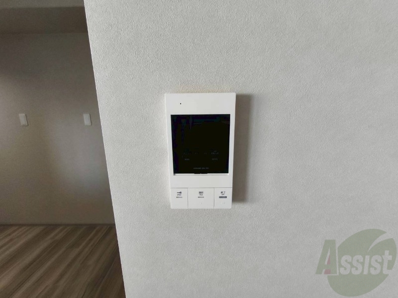 セキュリティ　モニタ付インターホンでセキュリティ面も安心です。