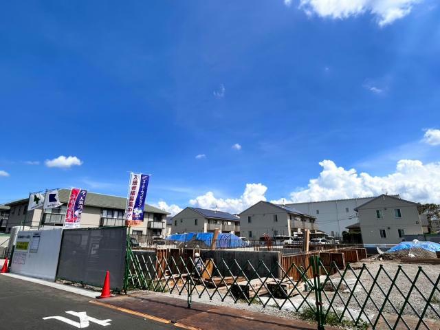 建物外観　建築中