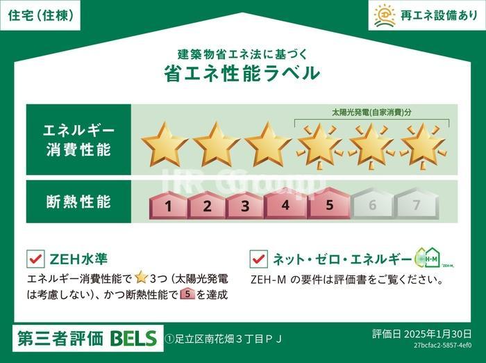 省エネ性能ラベル　住棟ラベル