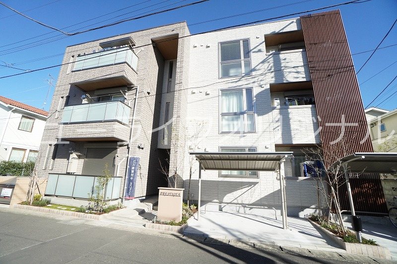 建物外観　高い耐震性能を備えた積水ハウス施工の賃貸マンションです。