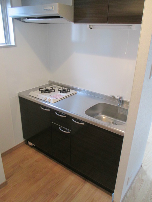 キッチン　2口ガスコンロ付き