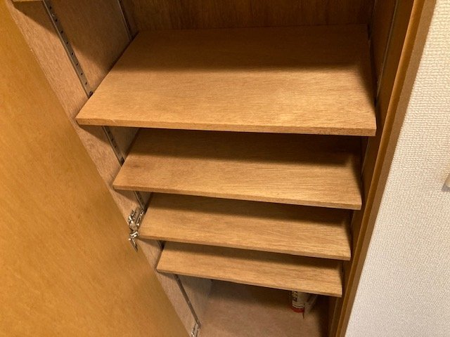 収納　収納があります