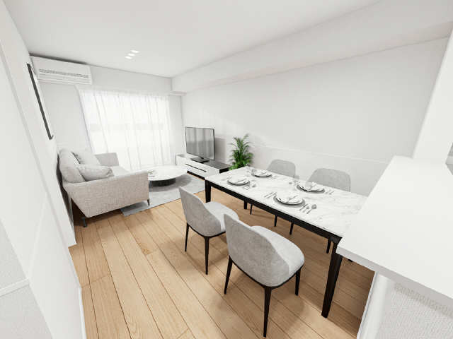 居室・リビング　※画像はCG加工しており物件には付帯しておりません