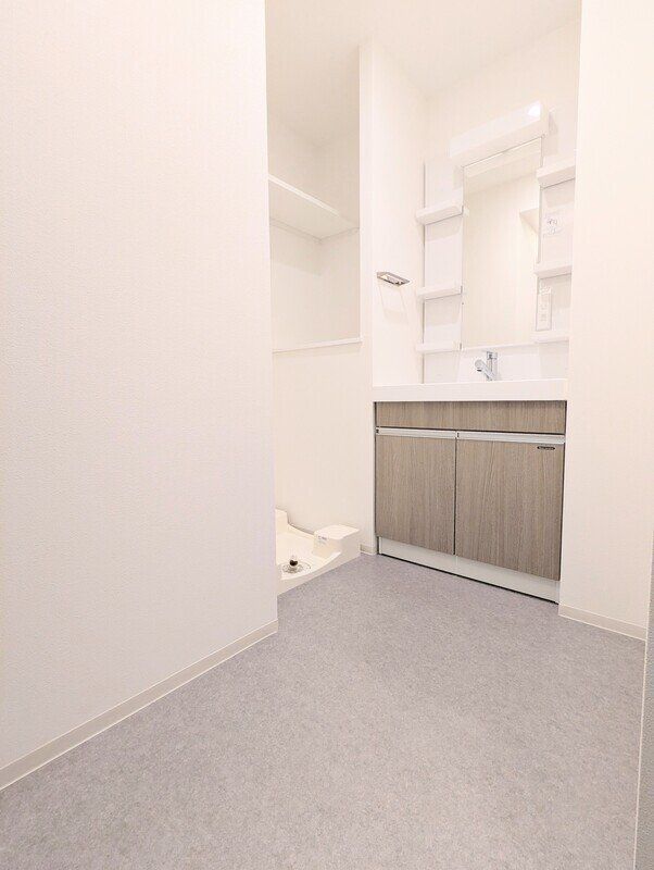 洗面設備　収納