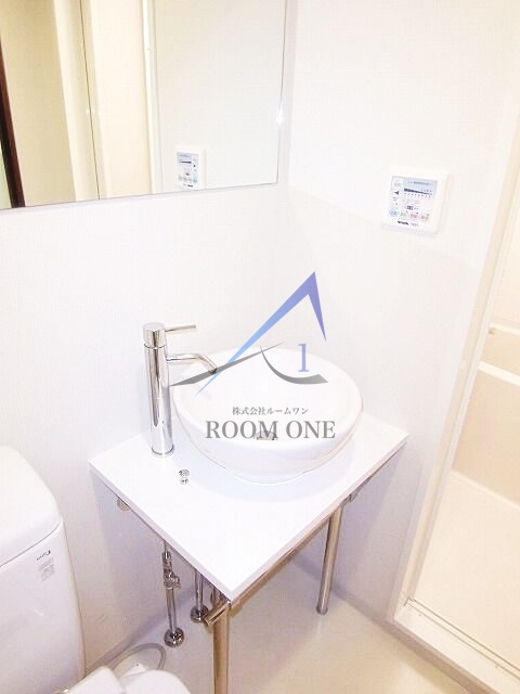 洗面設備　洗面台です。
