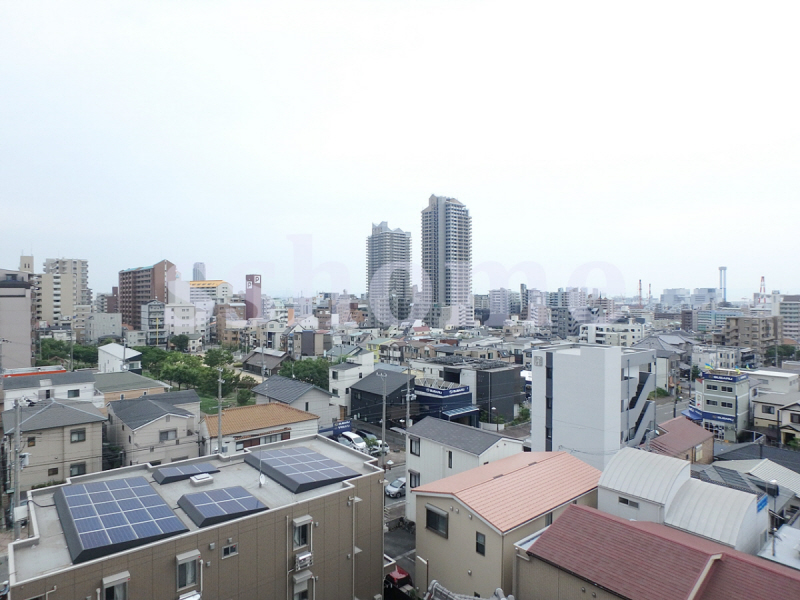 バルコニー　海まで見えます