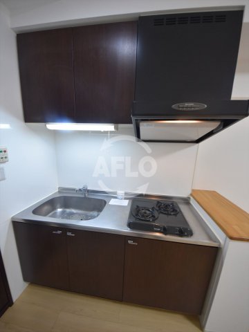 キッチン　グランシス天満橋　2口ガスシステムキッチン