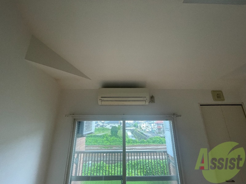 その他設備　エアコンが設置してありますので、寒暖対策もばっちり。