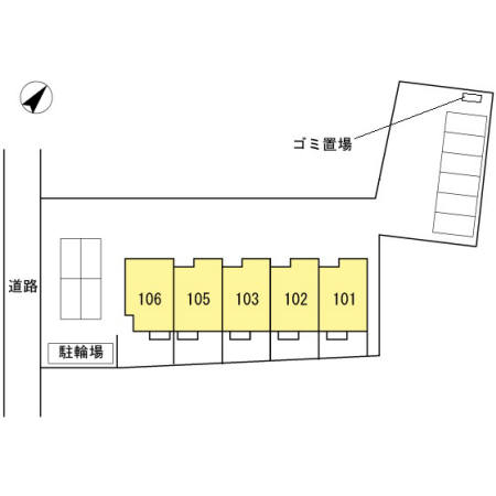 駐車場　区画図