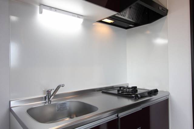 キッチン　２口ガスコンロつきキッチンです