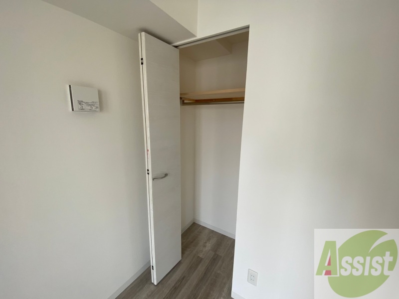 収納　洋室にあった収納。荷物がたくさんあっても大丈夫。