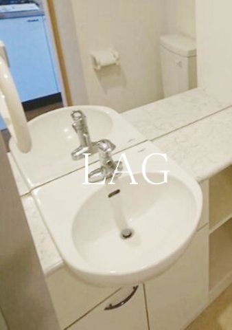 洗面設備　洗面台です。