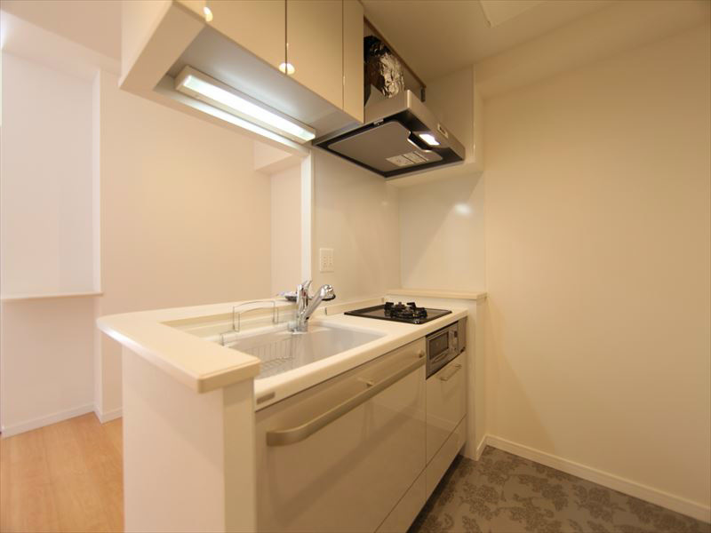 キッチン　カウンターキッチン（2口コンロ）