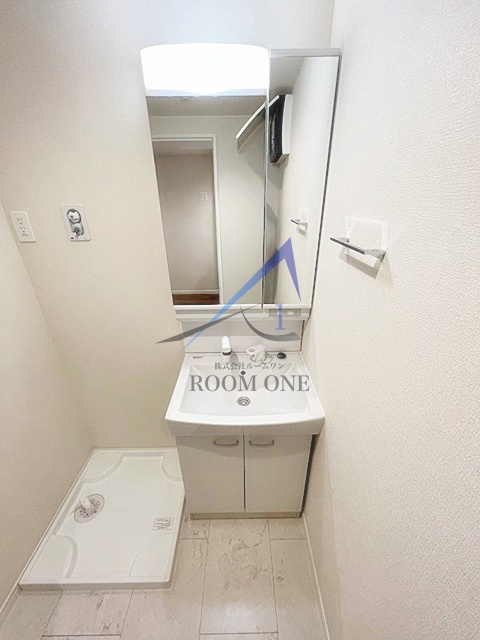 洗面設備　洗面台です。