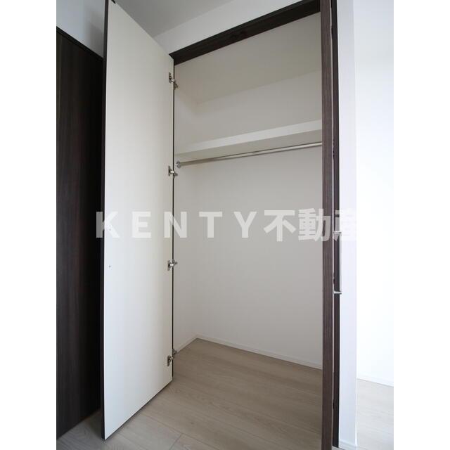 収納　たっぷりとした収納スペースです