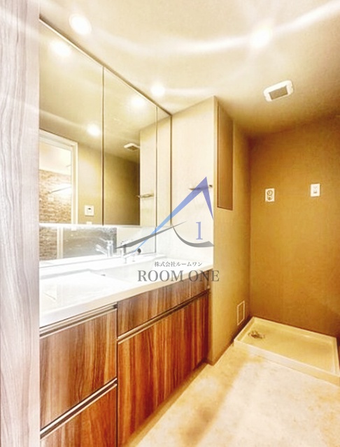 洗面設備　洗面台です。