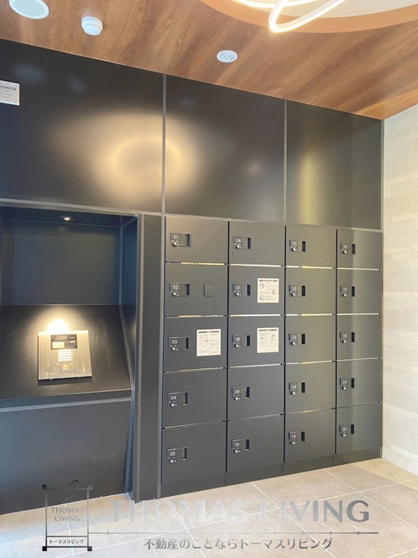 セキュリティ　安心と安全のオートロックです。宅配ボックス設置物件。