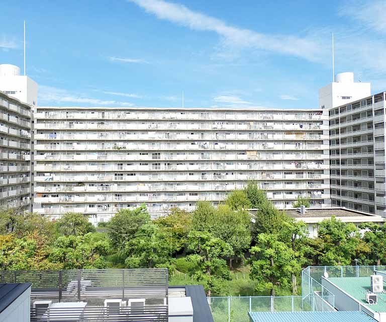 眺望　・６０１号室からの眺望です