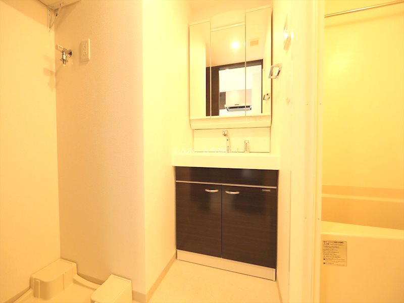 洗面設備　脱衣所　独立洗面台（シャンプードレッサー付）